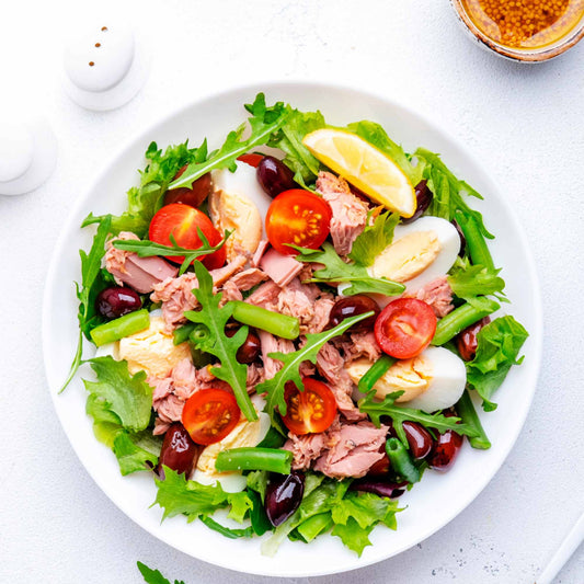 Sallad Niçoise med grillad Tonfisk