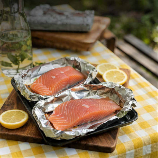 Pinklax i Foliepaket med Fänkål, Citron & Örter