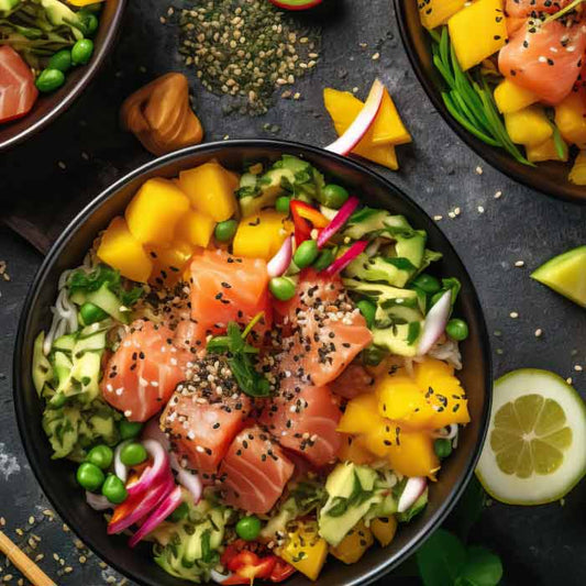Poké Bowl med hetta och hav – från Miljöfiskbilen